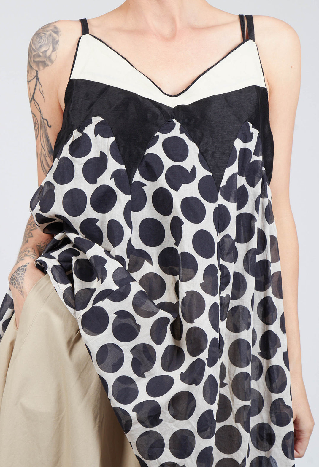 Sheer Longline Cami Top in Unique