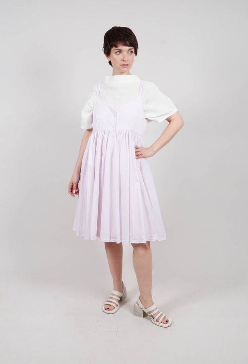Strappy Smock Dress in Pink