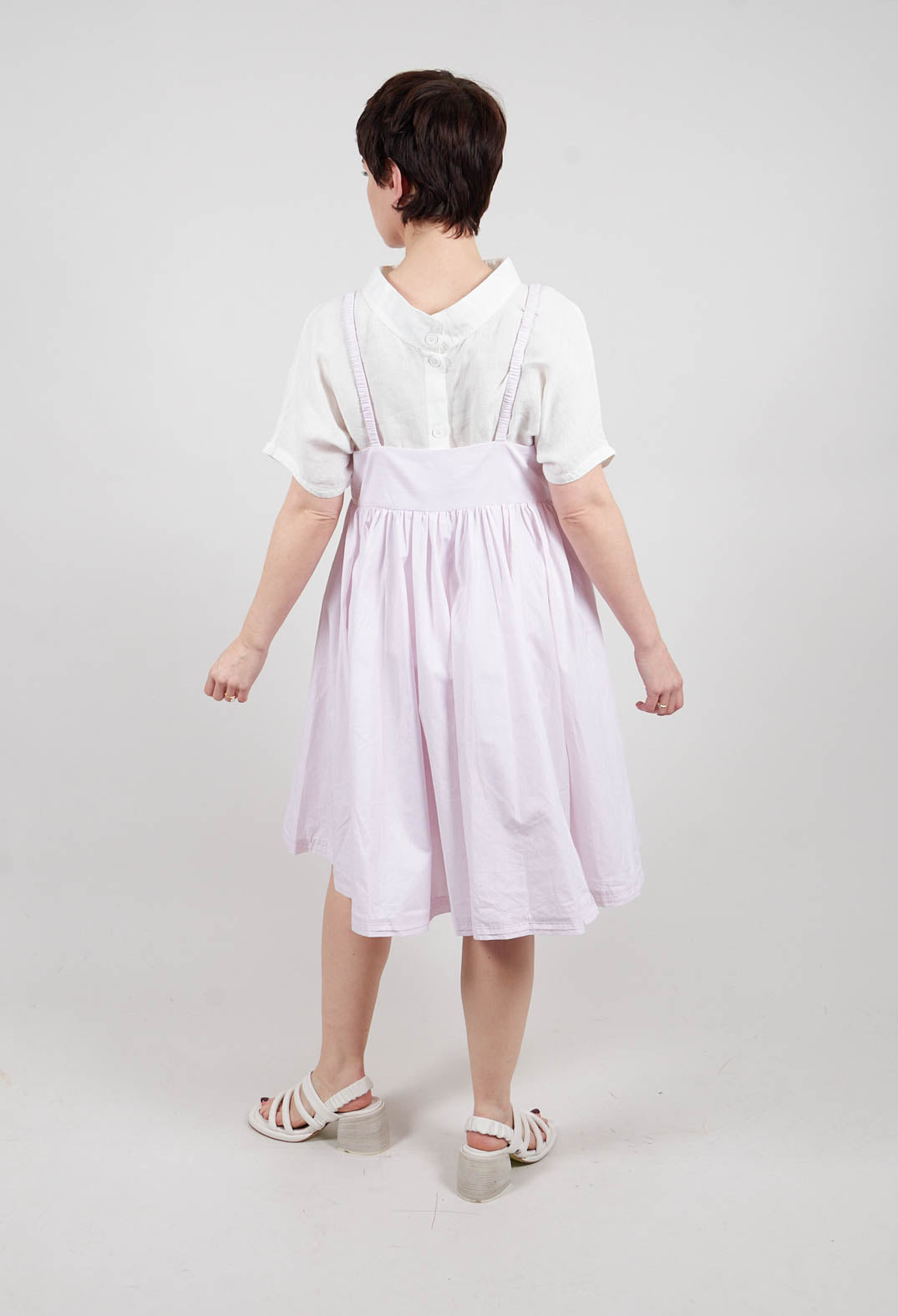 Strappy Smock Dress in Pink