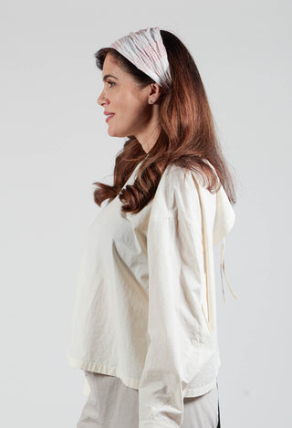 Headband in Coton Carreaux Rose