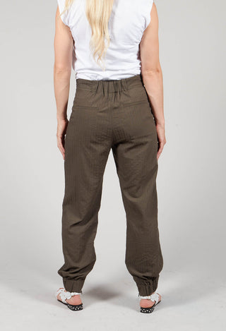 Slouch Jogger Style Trousers in Japanese Army