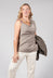 Sleeveless Structured Top in Somalo Miele