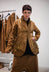 PRE-ORDER - Jacquard Front Jacket in Gold - 1051104