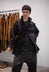 PRE-ORDER - Flared Hem Jacket in Petrol Stripe (Pictured in Umbra Stripe) - 1081104