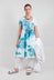Short Sleeved Silk Smock Style Dress in Weimar