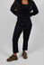 Drop Crotch Trousers in Black Stripe  - 1020104
