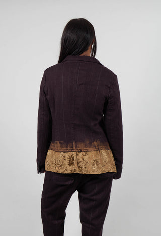 Jacket in Purple Stripe - 1021110