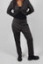 Pull On Slim Fit Trousers in Ginger Stripe  - 1080102