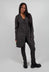 Flared Hem Coat in Ginger Stripe - 1081208
