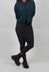 Drop Crotch Jersey Trousers in Leo Black Cloud - 1140101