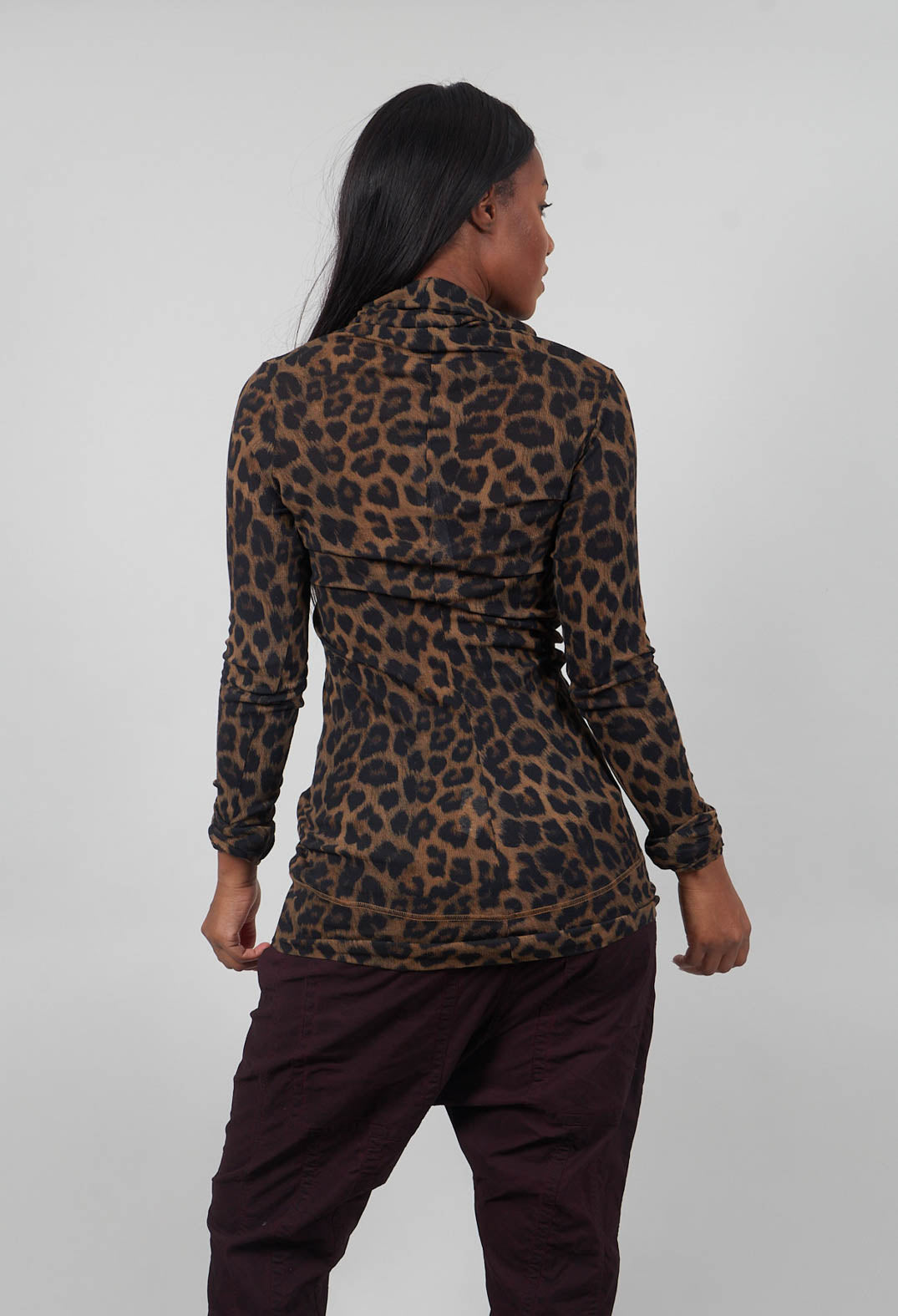 High Neck Longline Top in Leo Cloud - 1140504