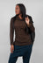 High Neck Longline Top in Umbra Cloud - 1140514