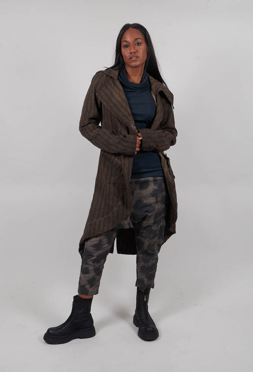 Button Up Coat in Umbra Cloud - 1171207