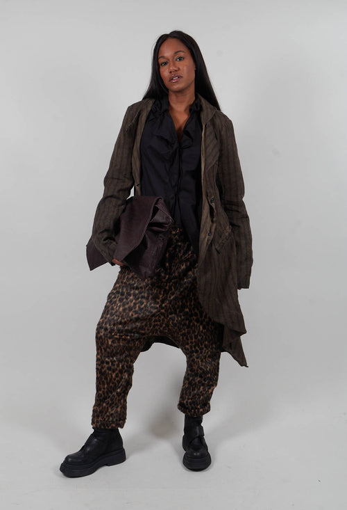 Button Up Coat in Umbra Cloud - 1171207