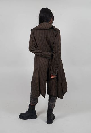 Button Up Coat in Umbra Cloud - 1171207