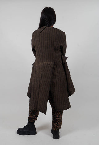 Button Up Coat in Umbra Cloud - 1171207