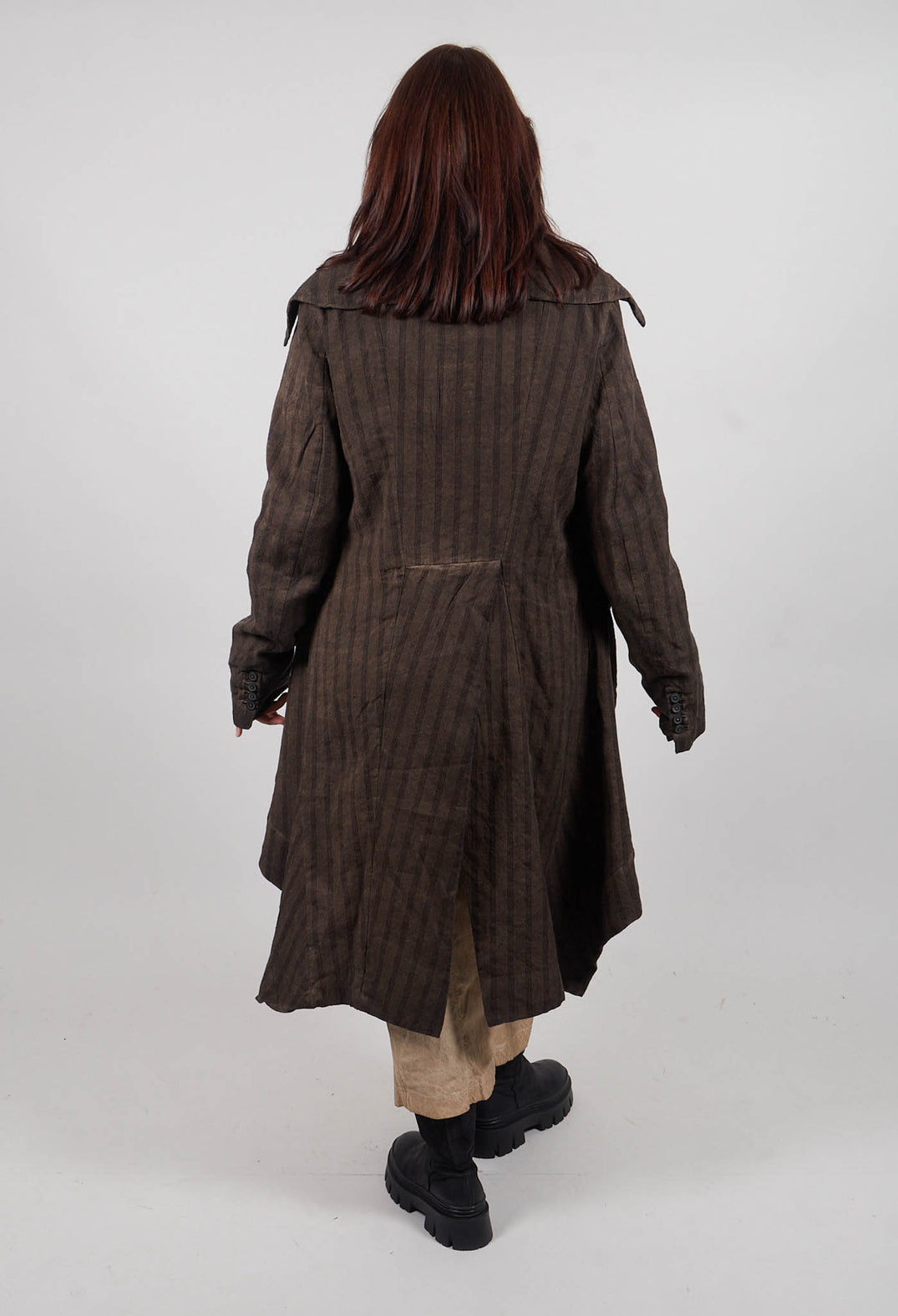 Button Up Coat in Umbra Cloud - 1171207