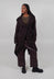 Button Up Coat in Purple Cloud  - 1171207