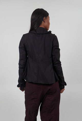 Statement Collar Shirt in Black  - 1230402