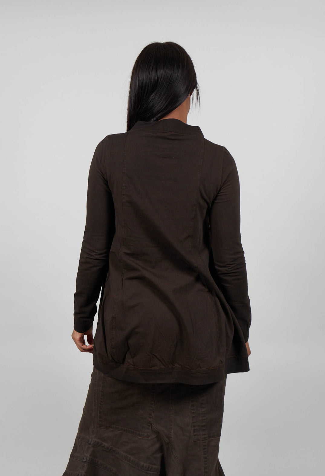 Flared Hem Top in Umbra Cloud  - 1280502