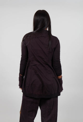 Flared Hem Top in Purple Cloud - 1280502