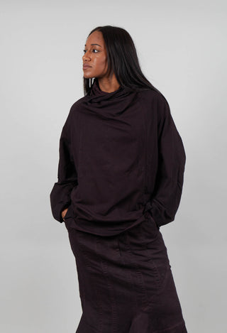Oversized Top in Purple Cloud  - 1280505