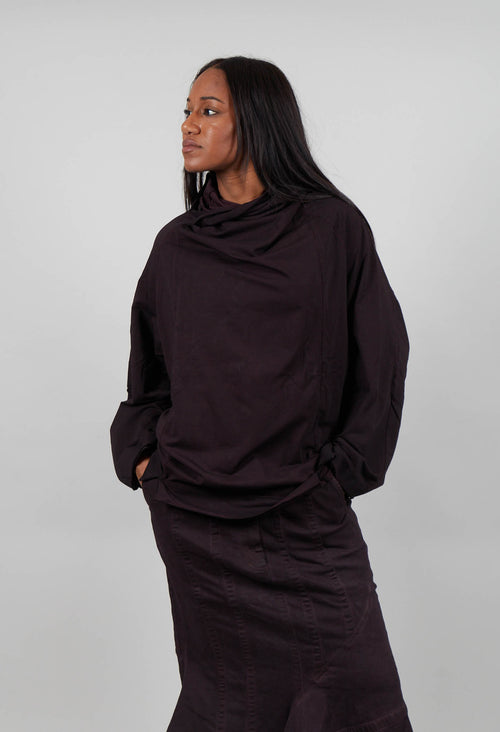 Oversized Top in Purple Cloud  - 1280505