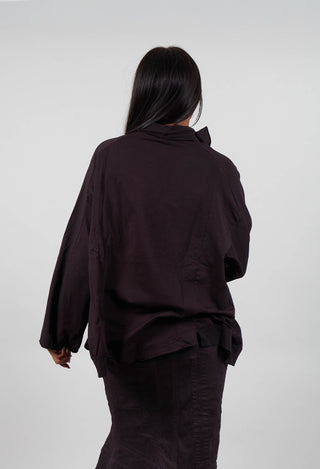 Oversized Top in Purple Cloud  - 1280505