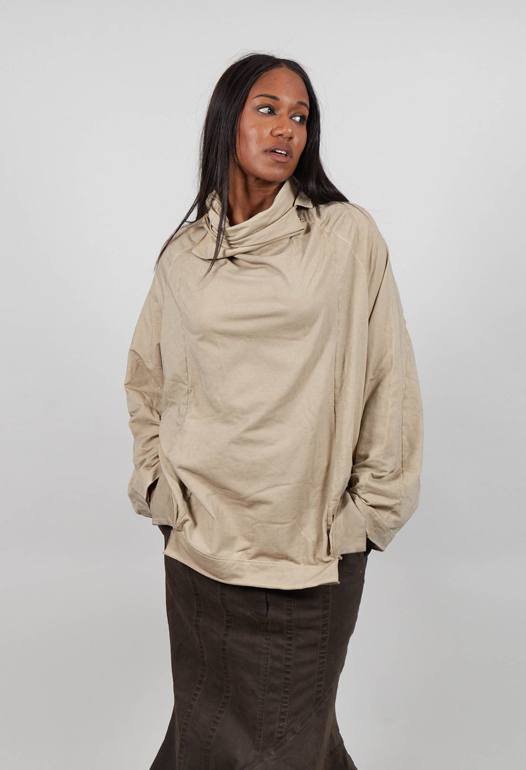 Oversized Top in Ginger Cloud  - 1280505