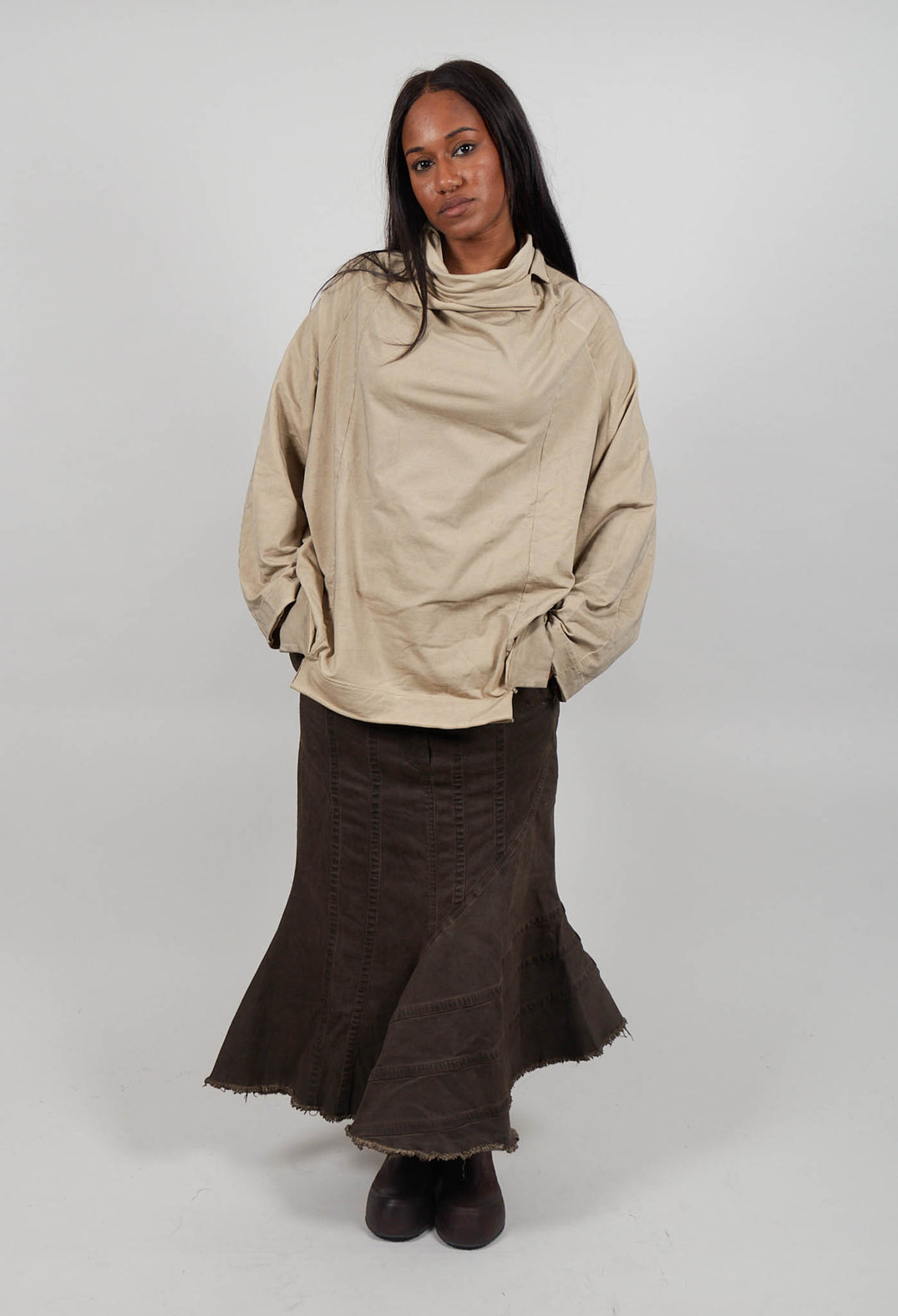 Oversized Top in Ginger Cloud  - 1280505