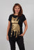 T-Shirt with Motif in Black Print  - 1300503