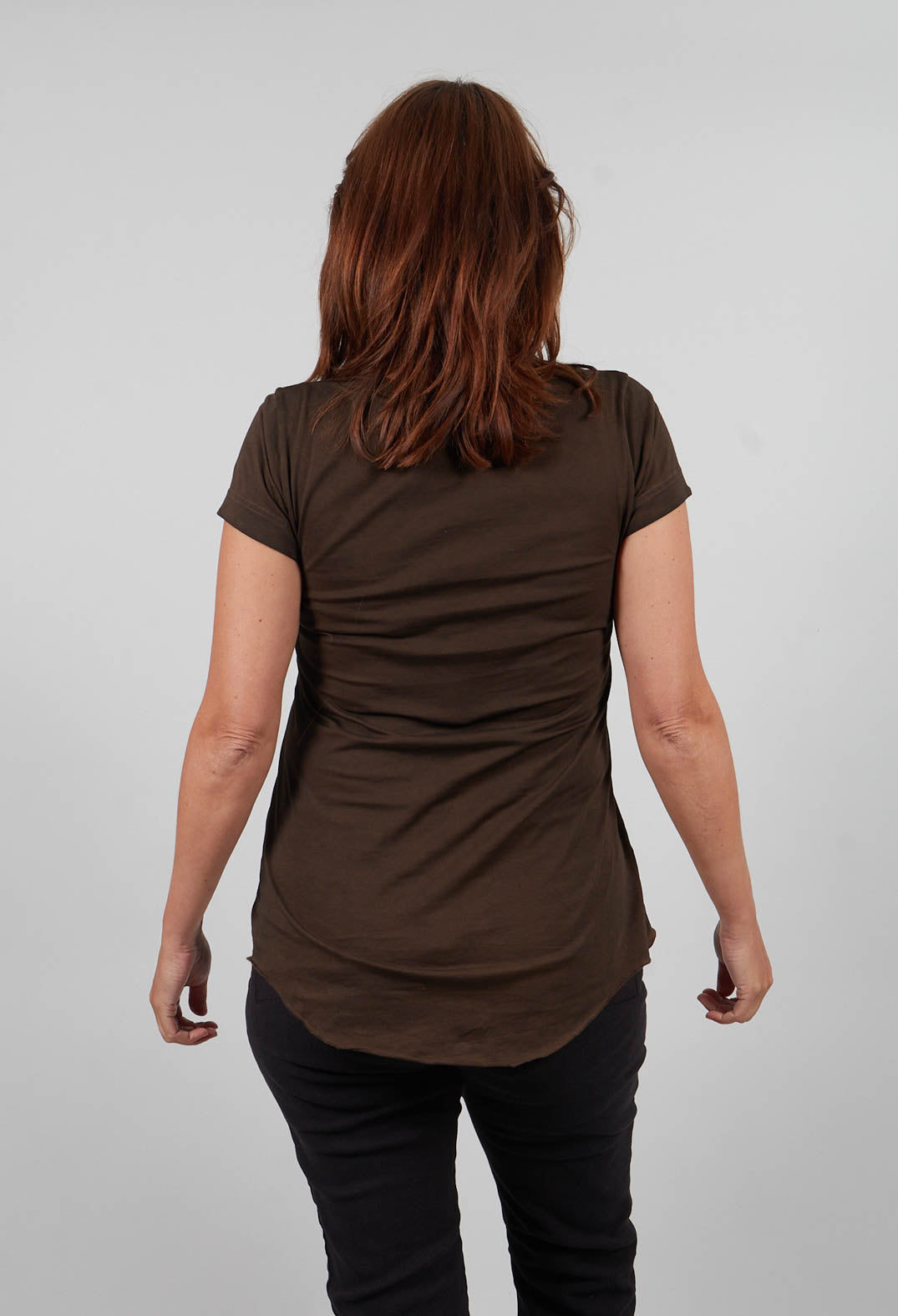 T-Shirt with Motif in Umbra Print  - 1300503