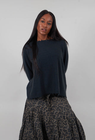 Oversized Jumper in Petrol  - 1330707