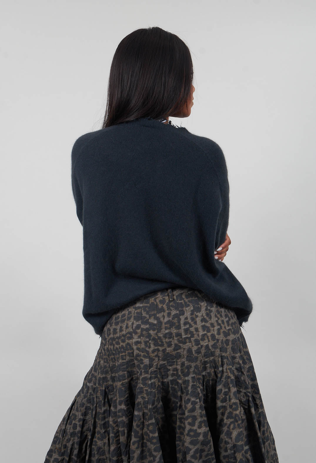 Oversized Jumper in Petrol  - 1330707
