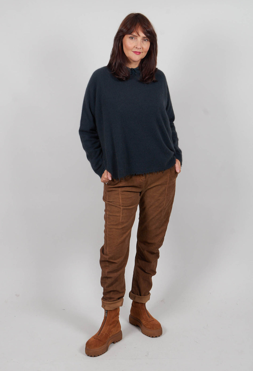 Oversized Jumper in Petrol  - 1330707