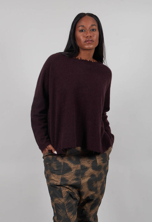 Oversized Jumper in Purple  - 1330707