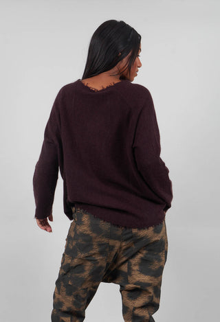 Oversized Jumper in Purple  - 1330707