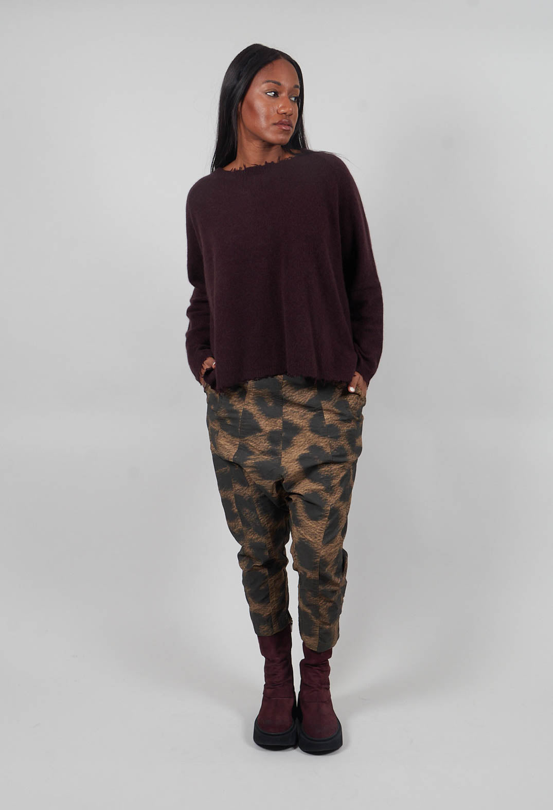 Oversized Jumper in Purple  - 1330707