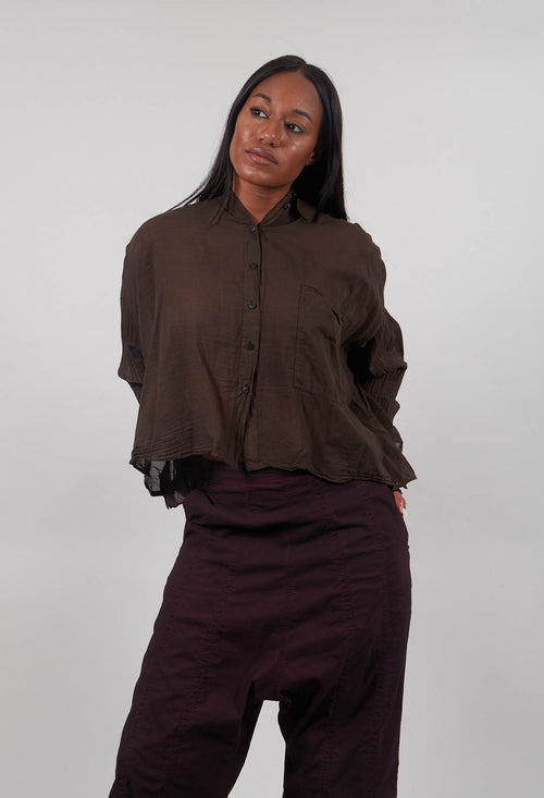 Oversized Lightweight Shirt in Umbra Cloud  - 1350402