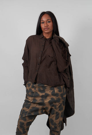 Oversized Lightweight Shirt in Umbra Cloud  - 1350402