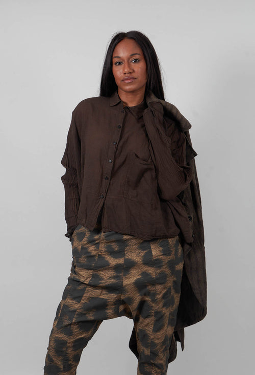 Oversized Lightweight Shirt in Umbra Cloud  - 1350402