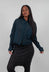 Oversized Lightweight Shirt in Petrol Cloud  - 1350402