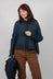 Oversized Lightweight Shirt in Petrol Cloud  - 1350402