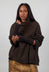 Cashmere Fingerless Gloves in Umbra  - 1363106