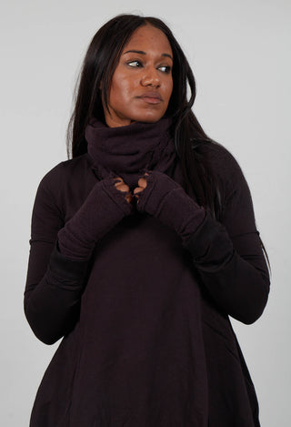 Cashmere Snood in Purple  - 1364607