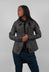 Zip Up Jacket in Leo Black Cloud  - 1391102