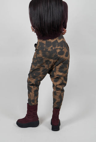Pull On Drop Crotch Trousers in Leo Big Cloud - 1390104