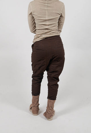 Pull On Drop Crotch Trousers in Umbra Cloud  - 1390124