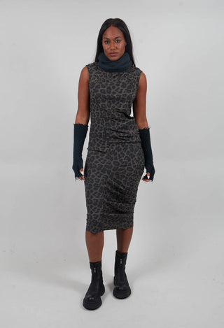 Fitted Dress in Leo Black Cloud  - 1390908