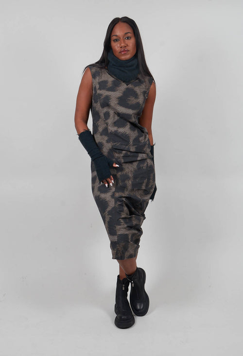 Fitted Dress in Leo Big Black Cloud - 1390908